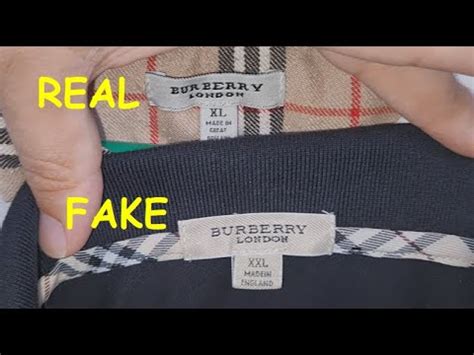 burberry tag real vs fake t shirt|how to spot a burberry.